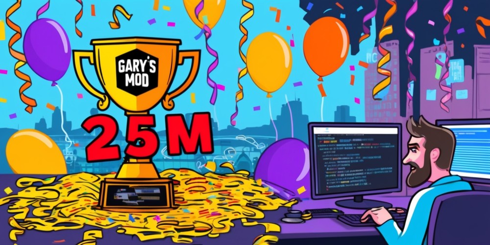 Garry's Mod Celebrates Over 25 Million Sales Milestone Amidst Controversies and New Projects