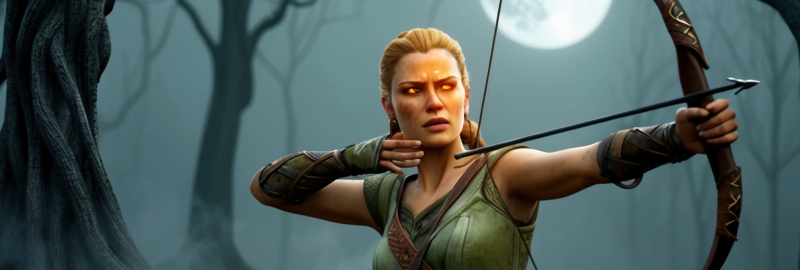 Archer’s Gaze: A Glimpse into Emotional Turmoil and Transformed Bonds