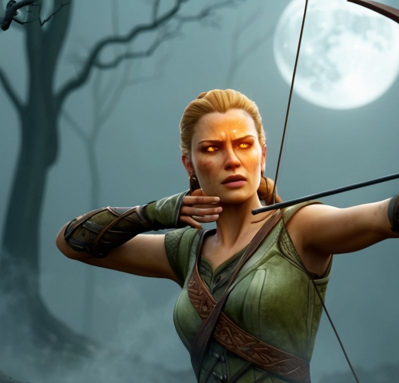 Archer’s Gaze: A Glimpse into Emotional Turmoil and Transformed Bonds